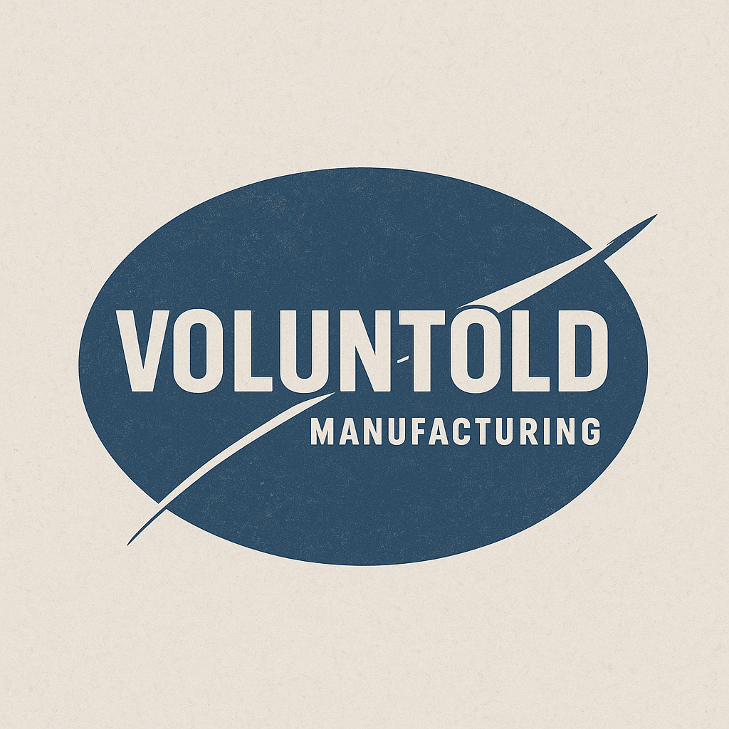 Voluntold Mfg. Logo